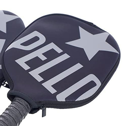 PELLO PXI Carbon Fiber Pickleball Paddles | USA Pickleball Approved | Professional Polypropylene Honeycomb Core | Perfect Balance of Power & Control | Pickle Ball Racquet with Neoprene Case