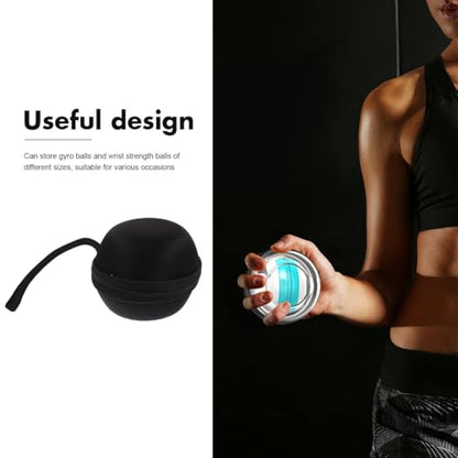 Kisangel Gyro Ball Storage Bag, Strengthener Wrist Ball Case Yoyo Storage Case for Portable Eva Material Protective
