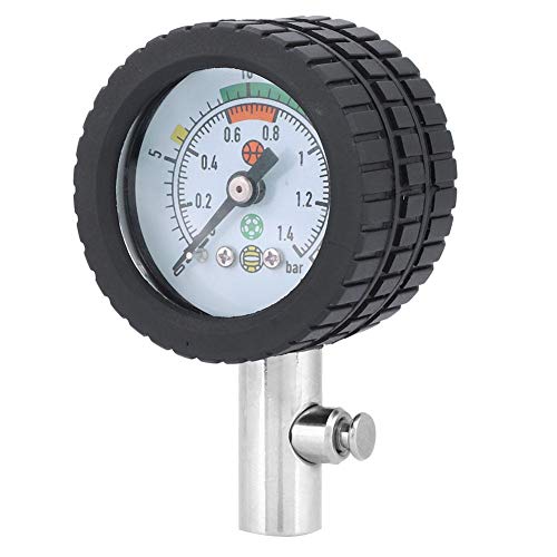 Ball Pressure Stainless Steel Accurate Air Pressure for Football Soccer Basketball Volleyball and Other Balls
