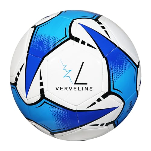 H2O TPU Soccer Ball | Soccer Balls Size 5 | Ideal for Clubs & Academies | Best for Youth & Adults | Indoor & Outdoor Training, White / Blue / Black