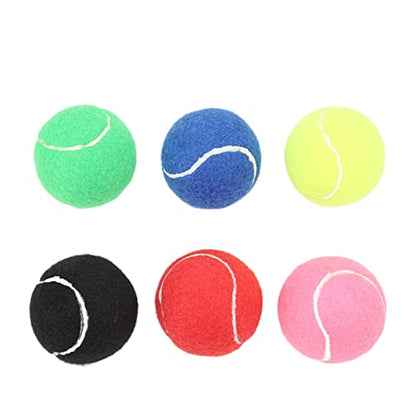Pilipane Tennis Balls, 6Pcs Advanced Training Tennis Balls Practice Balls, High Elasticity Practice Tennis Balls for Beginner, Tennis Practice, Tennis Training