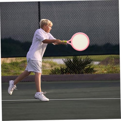 Kids Tennis Racket Set Plastic Toddlers Badminton Racquet with Badminton Ball Tennis Ball
