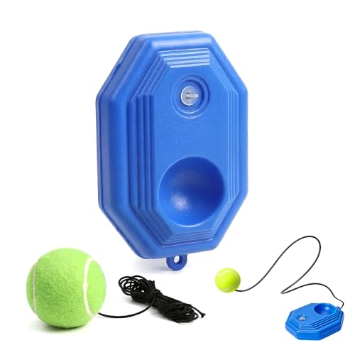 Tennis Ball Training Baseboard, 2026 New Tennis Trainer with Weighted Base, Tennis Solo Practice Kit for Backyard, Portable Tennis Rebounder for Home Use, Tennis Ball Practice Trainer for Adult - color: B