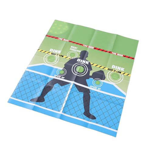 RiToEasysports Pickleball Practice Pad, Improves Control Volley Accuracy Training Mat 28x32 Inches for Home Gym Indoor Court Backyard Enthusiasts