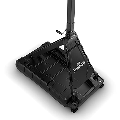 Spalding Momentous EZ Assembly Portable Adjustable Outdoor Basketball Hoop – Assembles in 30 Minutes or Less - color: 54" - H Frame - Black