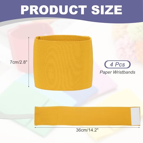 Soccer Captain Armband, Elastic Wrist Arm Bands Adjustable Player Team Leader Anti-Slip Badge Sports Accessories-Fit