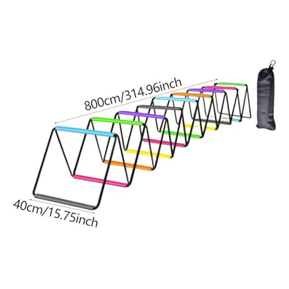Yiju Agility Ladder Jumping Obstacles, Foldable for Kids Adults Soccer Speed Ladder Agility Training Equipment for Foot Exercise