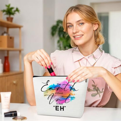 Artists Makeup Bag, The Earth Without Art is Just EH Cosmetic Bag for Purse, Gifts for Art Teachers, Painters & Art Lovers - color: multicolor0205