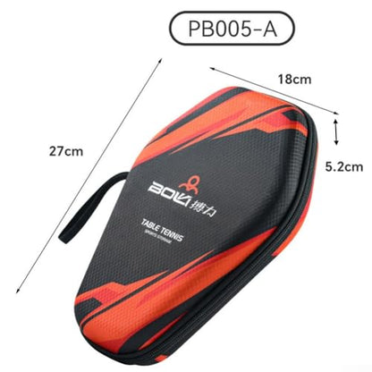 Double Padded Table Tennis Racket Bag Paddle Case, Table Tennis Case Racket Cover Helps Protect The Table Tennis Rubber And Racket, Table Tennis Organizer - color: PB005-A model