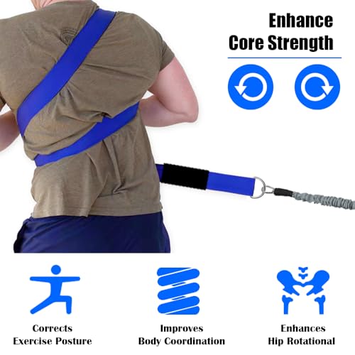 Davllin Core & Hip Belt Resistance Band for Baseball & Softball Training - style: 9-in-1 Classic