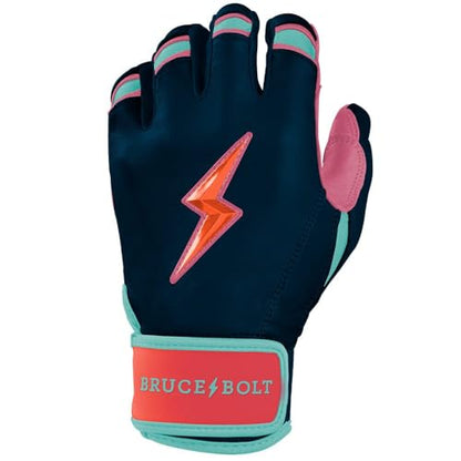 BRUCE BOLT Bear Series Short Cuff Batting Gloves - Bear Mayer Collection - Adult & Youth Sizes