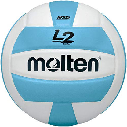Molten L2 Volleyball, NFHS Approved - color: Colombia Blue