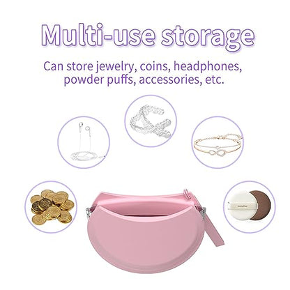 2 Pack Silicone Retainer Case with Vent Holes Lanyard Aligner Case Cute Portable Container Holder Night Guard Case for Travel Girl Women Men Kids (Pink+Blue) - color: Pink+Blue