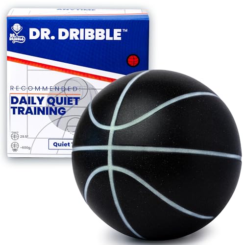 600g Premium Indoor Silent Basketball, Official Size 7 (29.5"), Never Compressed, Realistic Bounce, Premium Grip Grooves, High-Grade Foam, Indoor/Outdoor Practice for Home Drills