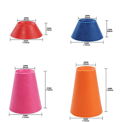 Rubber Winter Golf Tees Indoor Multi-Coloured with Different Heights -16 Pcs - size: 12mm, 17mm, 38mm, 44mm