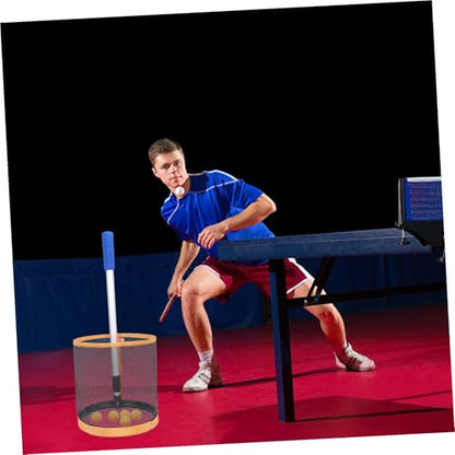 Table Tennis Picker Portable Balls Collector Durable Net for Easy Pickup and Training for Table Tennis Practice and Retrieval Orange