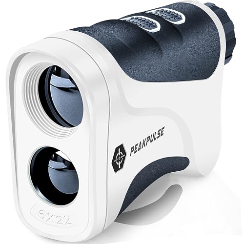 PEAKPULSE Golf Range Finder 650 Yards RangeFinder Golfing High Clarity Display 6X Magnification 0.5 Yard Accuracy Pin Seeker Easy to Use(No Magnet) - color: LE600AG(Slope)