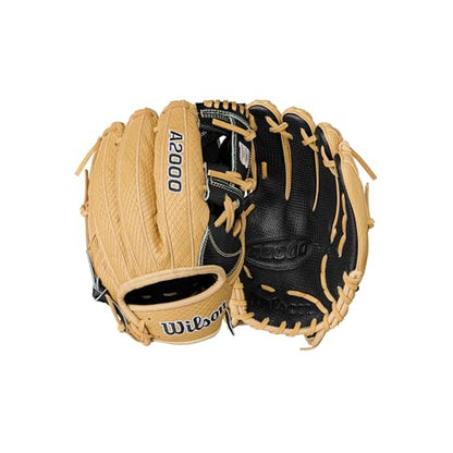 Wilson Summer 2025 A2000® Baseball Gloves - color: Blonde/Black, size: Infield - 11.75"