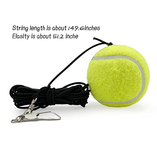 Tennis Balls with String, 6 Pack, Green, Tennis Training Tool - color: 3Pcs, size: Basic