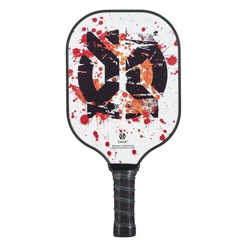 Onix Pickleball Paddle Set with 2 Composite Paddles and 4 Balls — Durable Construction, Stylish Graphics, 90-Day Limited Warranty