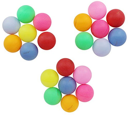50 Pack Ping Pong Balls Assorted Color Washable Plastic Table Tennis Ball