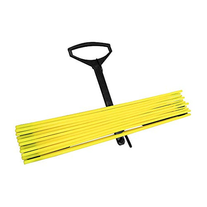 Amber Fight Gear Feet Speed and Agility Training Ladder for High-Intensity Training in Boxing, Soccer, Football, Lacrosse, and Ice Hockey - Improve Your Footwork and Coordination, 30 Feet