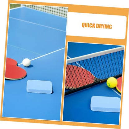 2Pcs Quick Drying Table Tennis Paddle Cleaner Professional PVA Sponge Racket Rubber Cleaner for Fast Drying Use Table Tennis Cleaning Supply