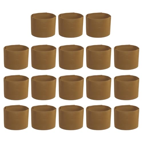 PATIKIL Soccer Captain Armband, Captain Arm Bands for Soccer Elastic Captain Arm Band Sports Captain Armbands for Youth Adult Football Team Training - color: Coffee