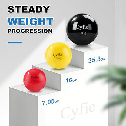 Cyfie Weighted Baseballs for Hitting Training, Heavy Balls for Batting Practice, Weighted Softballs for Strength & Swing Speed Training, Baseball Training Equipment for Players & Coaches