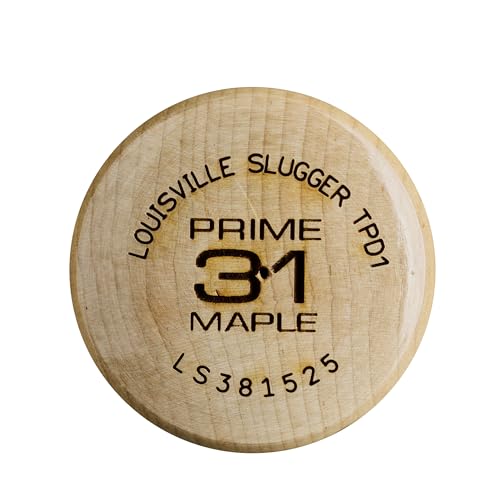 Louisville Slugger Youth Prime TPD1 Torpedo-Shaped Maple Wood Baseball Bats - (28", 29", 30", 31") - color: Natural, size: 31"