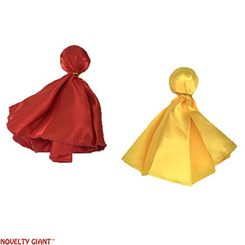 NOVELTY GIANT WWW.NOVELTYGIANT.COM Football Red Coach Challenge & Referee Yellow Penalty Sports Fan Tossing Flags