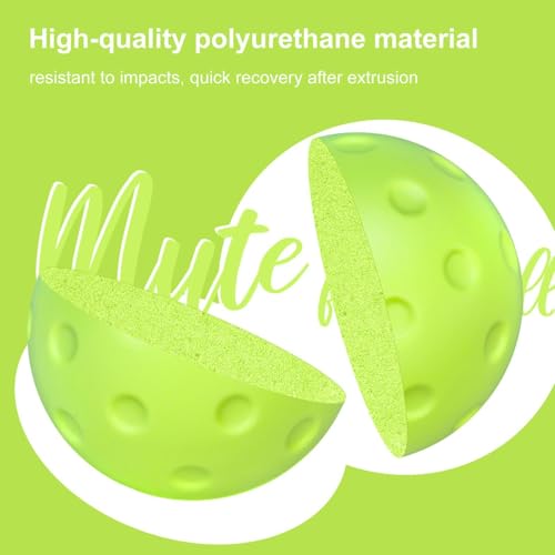 3PCS Foam Balls Pickleballs for Practice Lightweight Pickle Balls Noise Reducing Indoor Outdoor Training Play