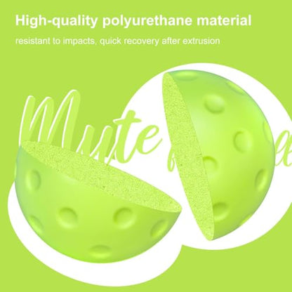 3PCS Foam Balls Pickleballs for Practice Lightweight Pickle Balls Noise Reducing Indoor Outdoor Training Play