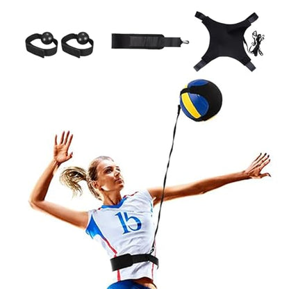 Volleyball Training Equipment Aid - Level Up Your Skills with Solo Practice, Realistic Repetitions & Adjustable Design - Perfect for Volleyball Players of All Levels & Genders
