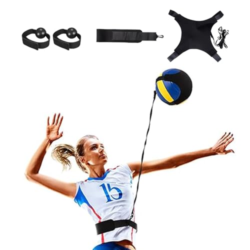 Volleyball Training Equipment Aid - Level Up Your Skills with Solo Practice, Realistic Repetitions & Adjustable Design - Perfect for Volleyball Players of All Levels & Genders