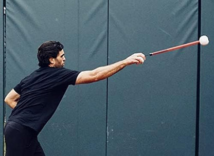 The Rev Pro Softball Arm Path Trainer (9in Ball) - Throwing & Pitching Trainer for Softball, Baseball, Waterpolo and Shoulder Warm-ups - size: Pack of 2, style: Rev Shorty Softball