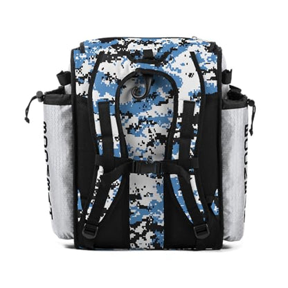 Boombah Mini Superpack Bat Bag Digital Camo White/Columbia Blue - color: White/Columbia Blue