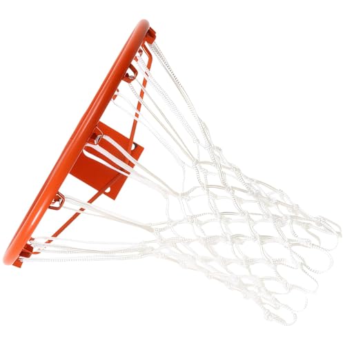 Basketball Net for Indoor and Outdoor Use - Nylon Replacement Basketball Hoop Net for Standard Rims - color: White