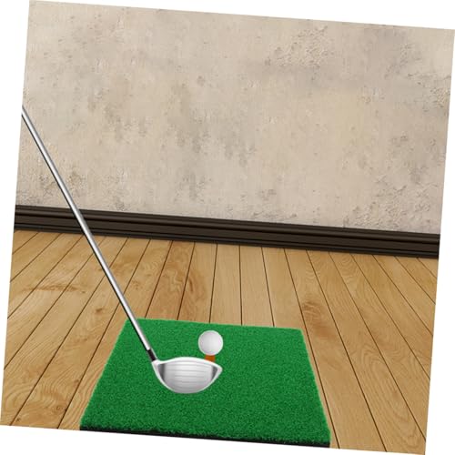 GANAZONO Portable Golf Training Aid Mat Grass Practice Turf for Indoor Outdoor Swing and Short-Range Shot Accuracy Improvement