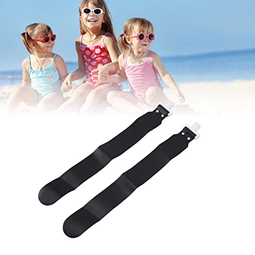 Flag Football Set, Adjustable Flag Football Belts for Kids Youth and Adults Training, 5pcs - color: Black