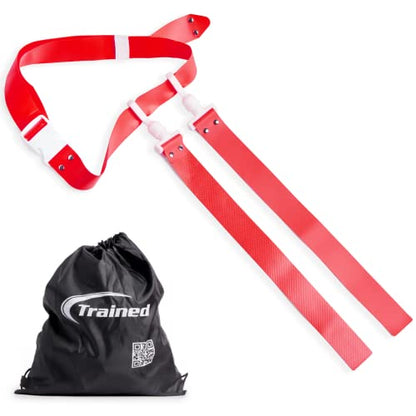 Trained 10 Man Flag Football Set & eBook (Red and Blue Pop Flags)