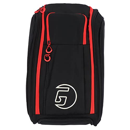 Gamma Sports Tour Backpack, Water-Resistant Pickleball Bag for Pickleball Paddles, Gear, and Clothes, Black