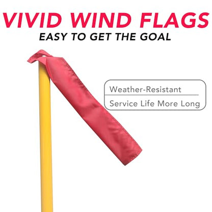 Football Goal Post, Adjustable Height Field Goal Post with Football, Sturdy Steel Tube Frame, Powder Coating Anti-Rust Craft, Easy to Assemble