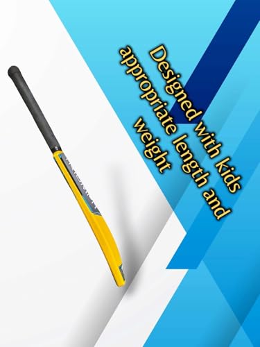 Plastic Fiber Cricket Bat for Kids Safe & Sturdy for Indoor/Outdoor Use
