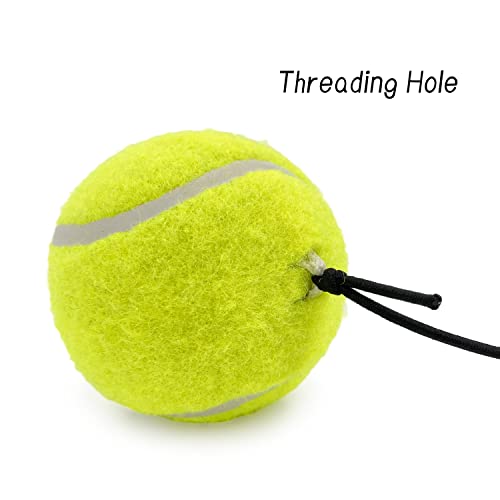 Tennis Balls with String, 6 Pack, Green, Tennis Training Tool - color: 3Pcs, size: Pro