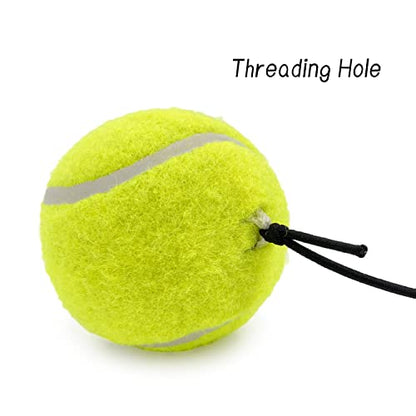 Tennis Balls with String, 6 Pack, Green, Tennis Training Tool - color: 3Pcs, size: Pro