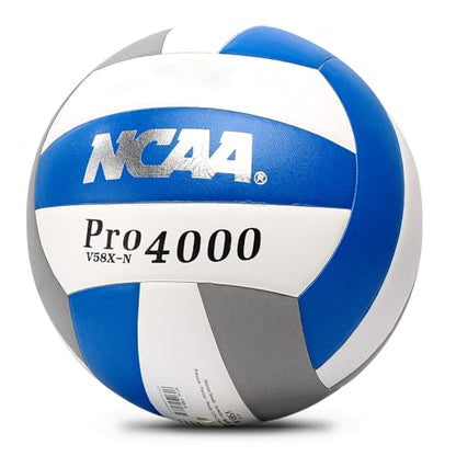 Soft Volleyball for Indoor Practice,Training,Game Competition, Gym, Outdoor Beach Play, V58X-N Size 5 Lightweight Super Touch Volleyballs Fit for Beginner, Teenager, Adult