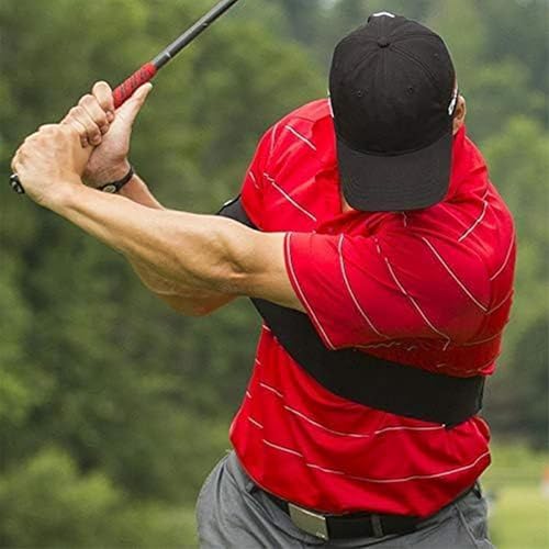Slider Golf Training Aid,Golf Swing Arm Connection Band, Elastic Training Aid for Swing Correction and Muscle Memory, Adjustable Golfing Equipment for Beginners and Pros