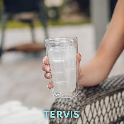 Tervis Pickleball Made in USA Double Walled Insulated Tumbler Travel Cup Keeps Drinks Cold & Hot, 16oz, Classic - style: 16oz