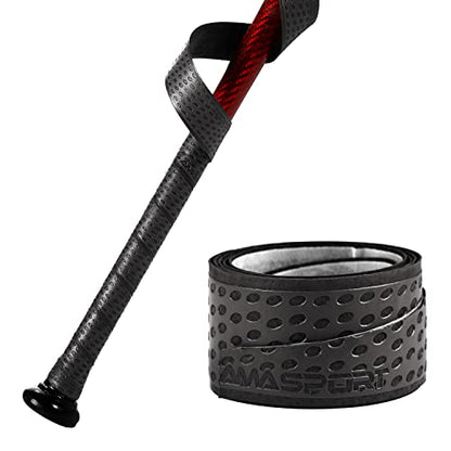 insum Baseball Bat Grip Tapes Softball Bat Wrap Grip Tape 1.1mm - color: Black